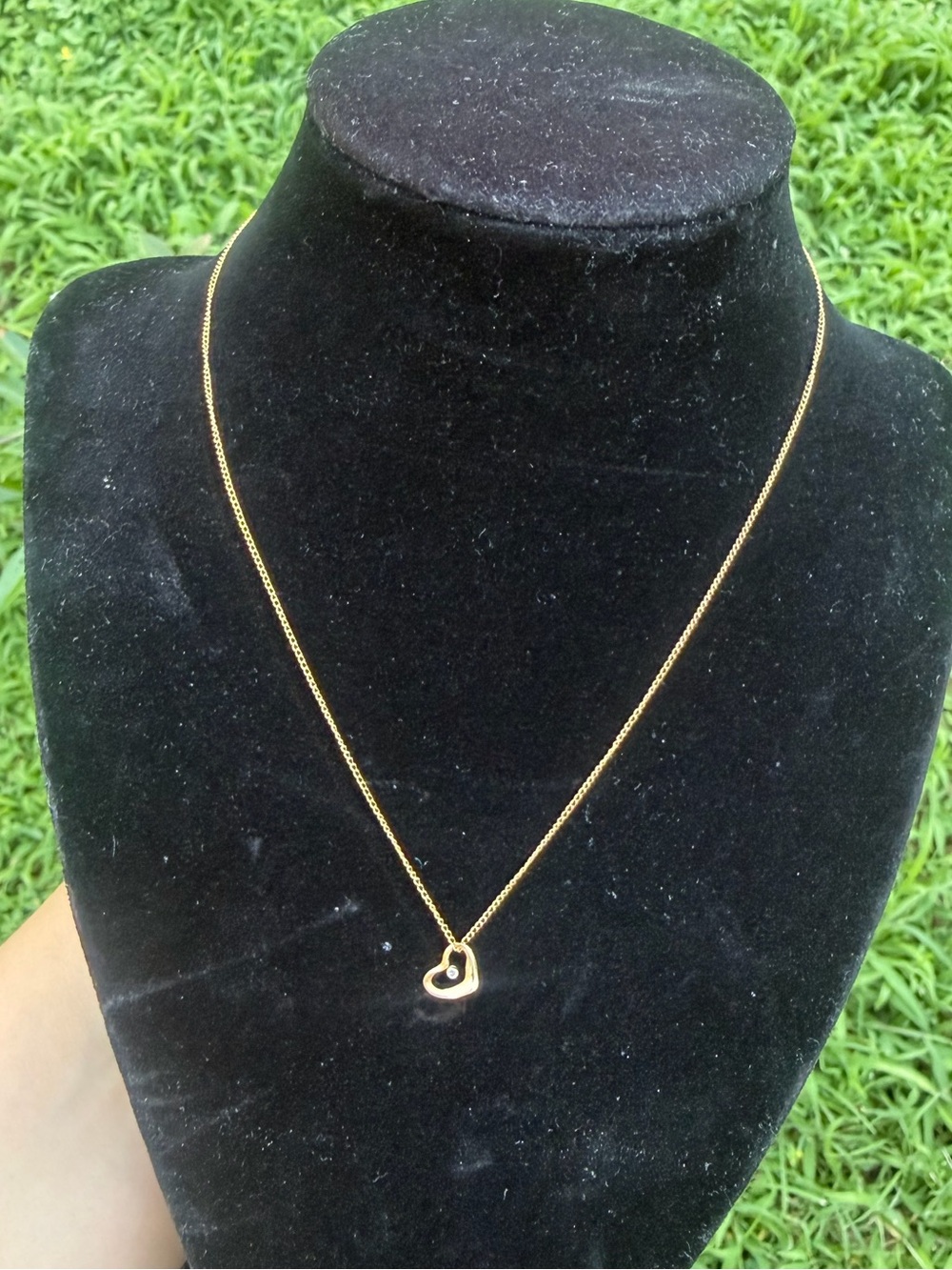 14k Yellow Gold Necklace With Small Heart Pendant